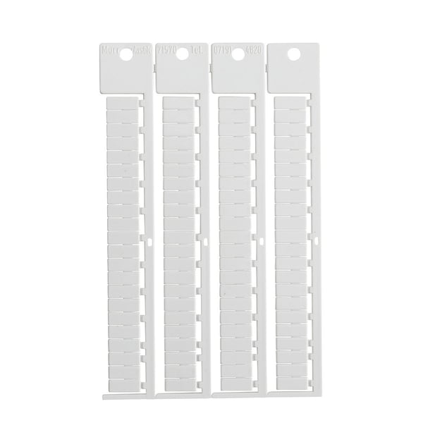 Terminal Block Tag Polycarbonate 12.00 mm H x 5.00 mm W Box of 1408 Pieces, 1408PK